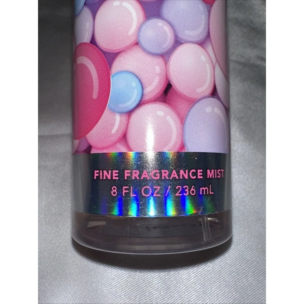 Bath & Body Works Bubble Gum Pop Fine Fragrance Mist 8oz Set of 2 New